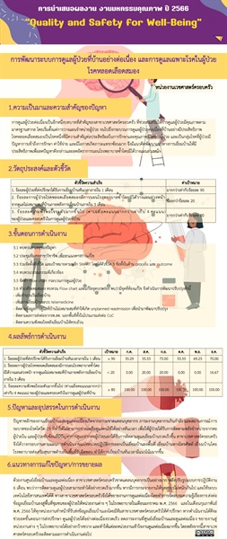 การพัฒนาระบบการดูแลผู้ป่วยที่บ้านอย่างต่อเนื่อง และการดูแลเฉพาะโรคในผู้ป่วยโรคหลอดเลือดสมอง