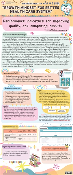 Performance indicators for improving quality and comparing results.