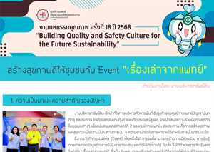 สร้างสุขภาพดีให้ชุมชน กับ Event “เรื่องเล่าจากแพทย์”