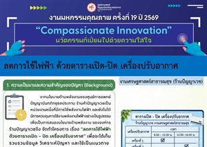 ลดการใช้ไฟฟ้า ด้วยตารางเปิด-ปิด เครื่องปรับอากาศ