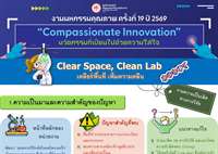Clear Space, Clean Lab, เคลียร์พื้นที่ เพิ่มความคลีน
